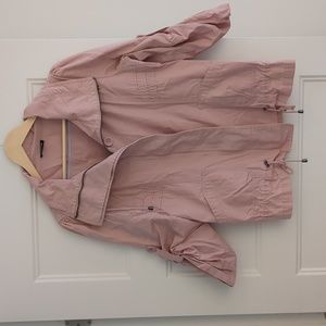 Le Chateau, pink soft jean jacket, size medium